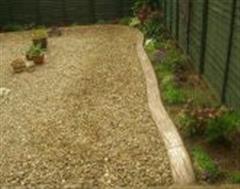 Eurostyle Rustic Wood Effect Flowerbed